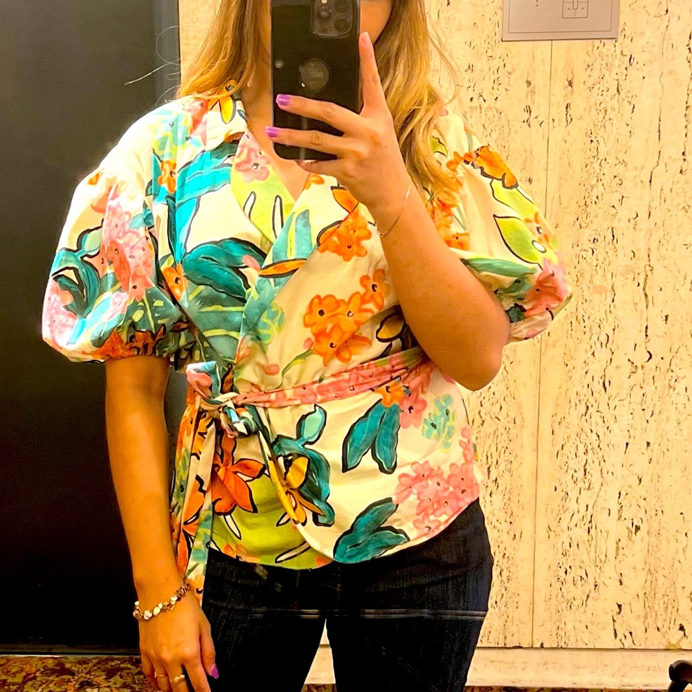 Zara Floral Top